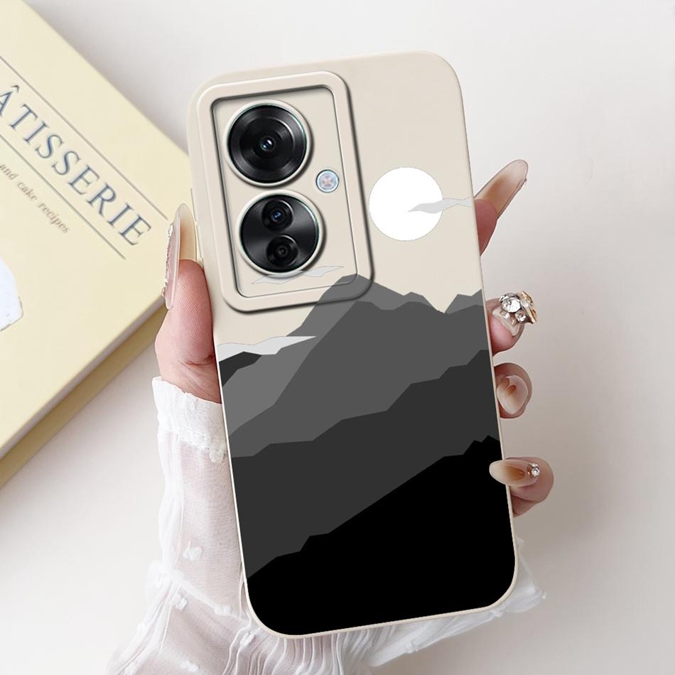 For OPPO Reno11 F 5G Case Reno 11F CPH2603 2024 Elegant Printing Camera Protective Shockproof Soft Silicone Phone Cases
