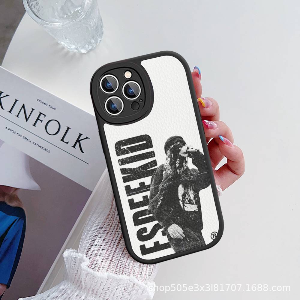 Singer E-EsDeeKid For IPhone 16 15 14 13 12 11 Pro Max Plus Leather Phone Cover