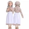 Fairy tale themed performance clothing parent-child clothing wolf grandmother pastoral farm floral skirt drama performance clothing