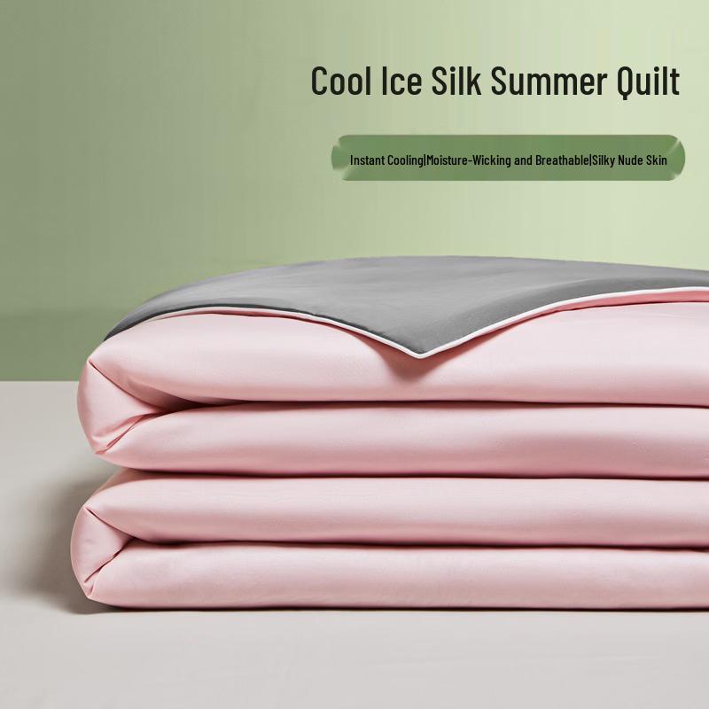 Antibacterial Cooling Ice Silk Summer Quilt