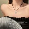 New Chinese Style Retro Delicate Peace Lock Necklace For Women Fashion Jewelry