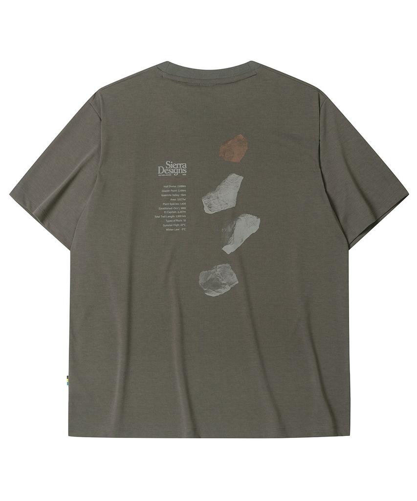 SIERRA DESIGNS Yosemite Stone Weeklight Short Sleeve Charcoal
