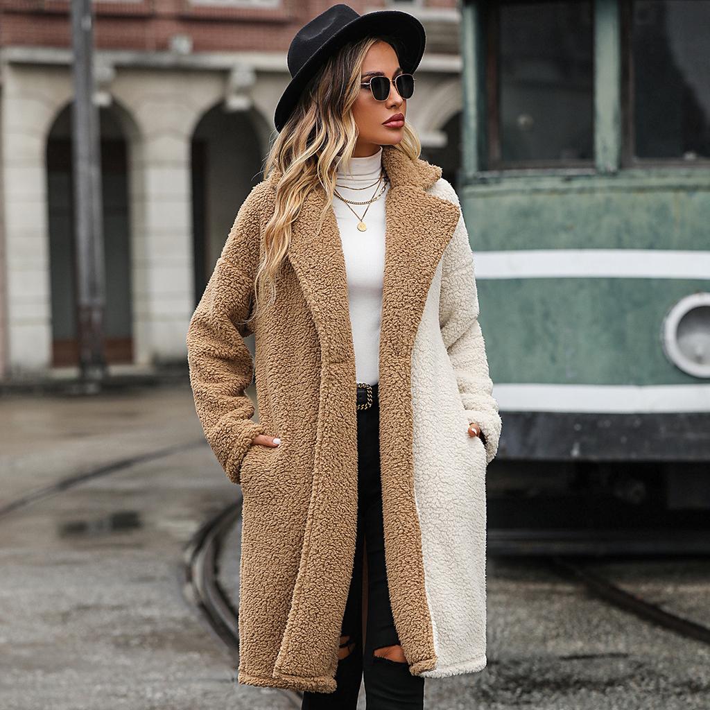 Cardigan Plus Size Long Sherpa Coat Plus Size Drawstring Zip Up