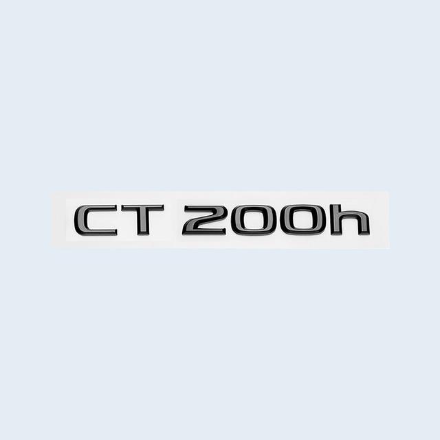 Glossy Black 3D ABS Letters Number CT200h LC500 LC500h HYBRID Emblem For Lexus Car Trunk Logo Sticker Badge Accessories