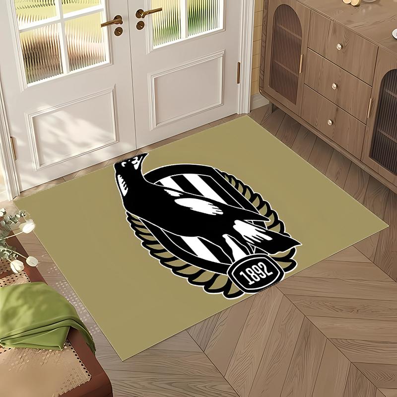 Collingwood Football Club (1) Office Rug Elegant Floor Rug for Office Living Room Bedroom and Indoor Home Spaces
