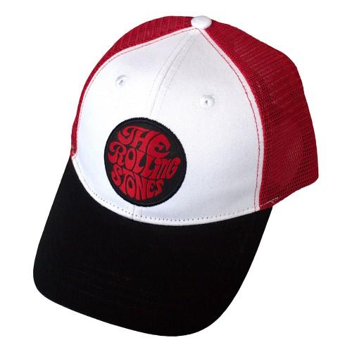 The Rolling Stones Unisex Erwachsenen 70er Emblem Logo Trucker Cap