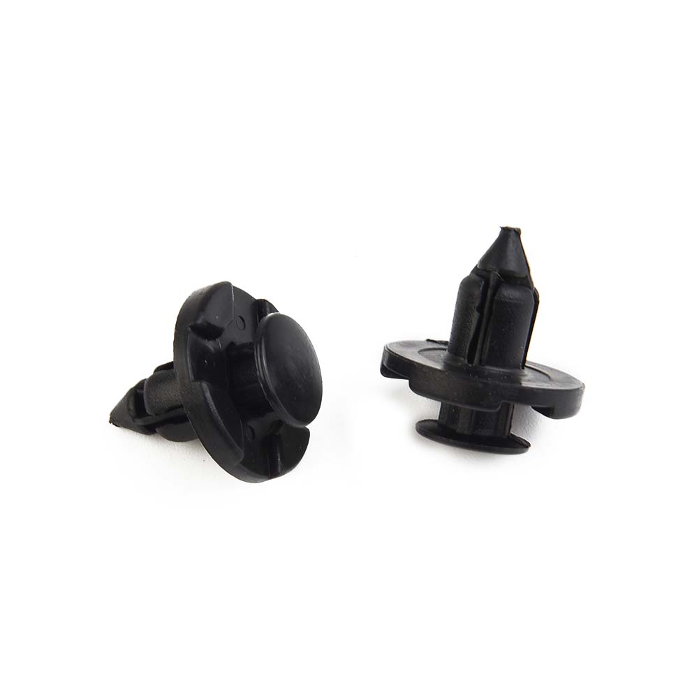 50Pcs 8mm Fastener Clip Car Body Push Retainer Pin Rivet Bumper Door Trim Panel Fastener Clamps  Liner Fender Snap