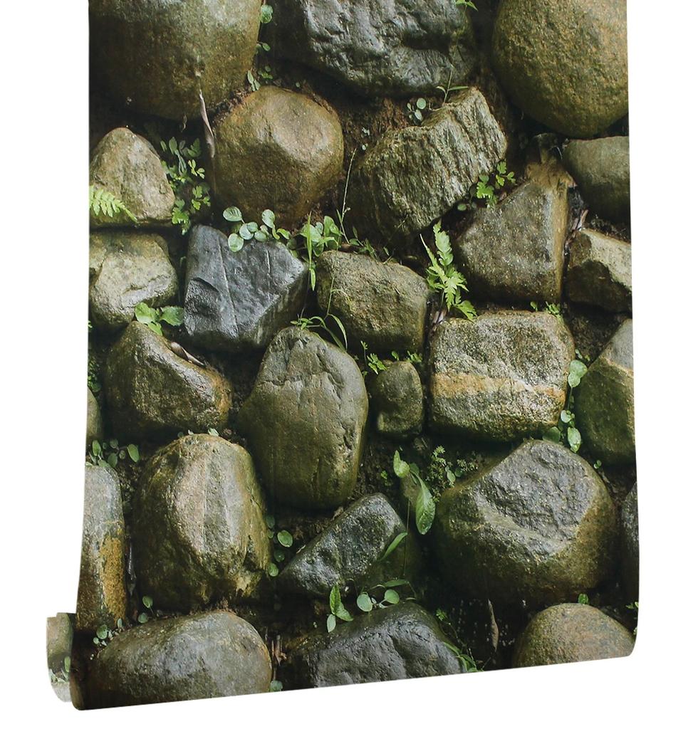 Stone Peel and Stick Wallpaper Decoration Stone Wallpaper Self-Adhesive Wall Paper for Home Decor TV Wall Easy To Peel Stick