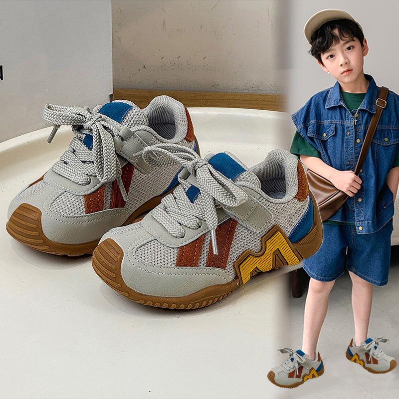 Children's sports shoes spring new retro German training boys board shoes versatile casual shoes girls shoes older children