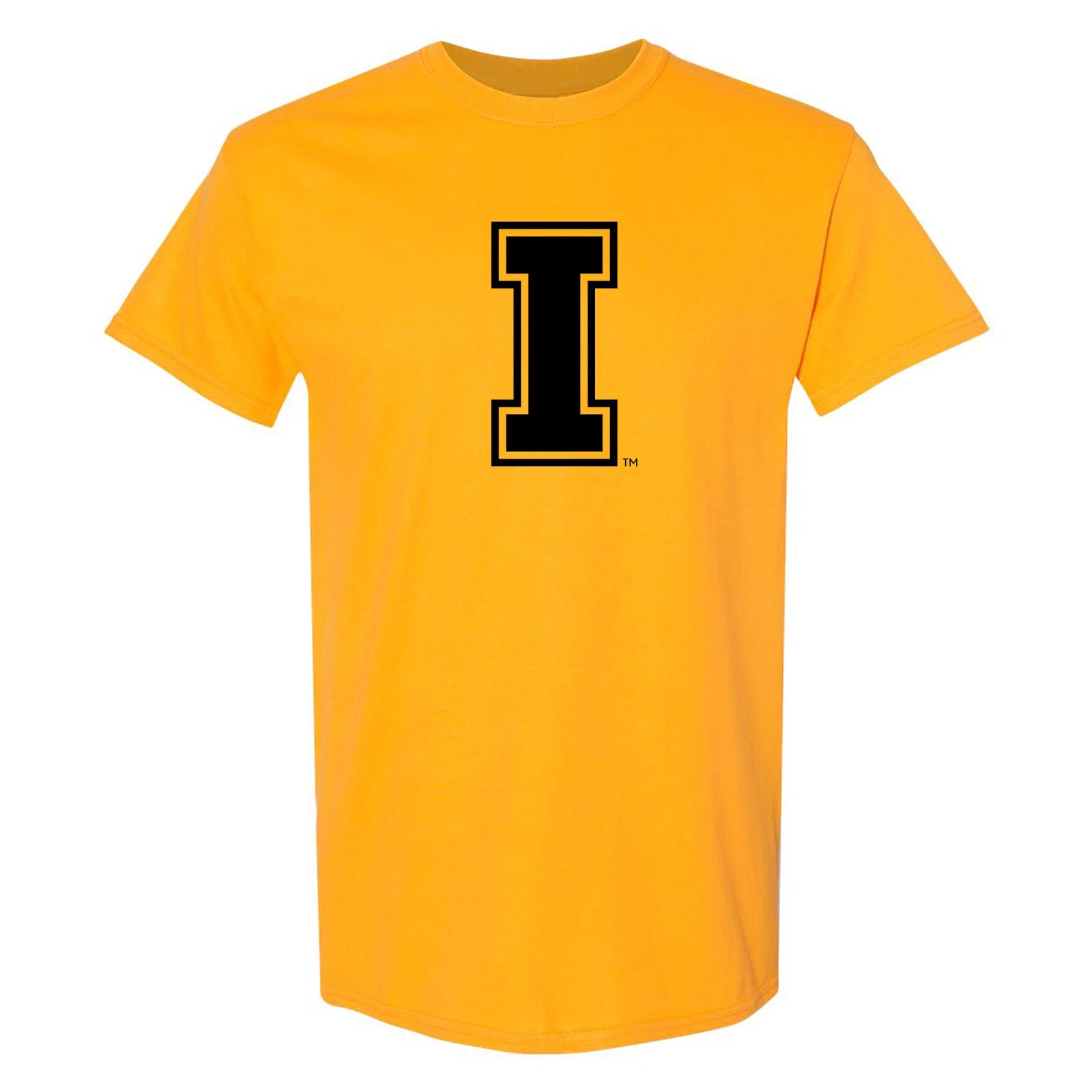 Idaho Vandals Primary Logo T Shirt - Gold L