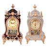 Traditional Antique Tabletop Clock 12 Different Melodies Precise Hourly Reminder Carvings Pendulum Mantels Clock Gift
