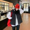 Down cotton vest women's short thickened autumn and winter new college style loose vest