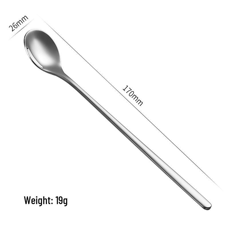 Gold Long Handle 304 Stainless Steel Water Drop Spoon for Stirring Desserts and Coffee