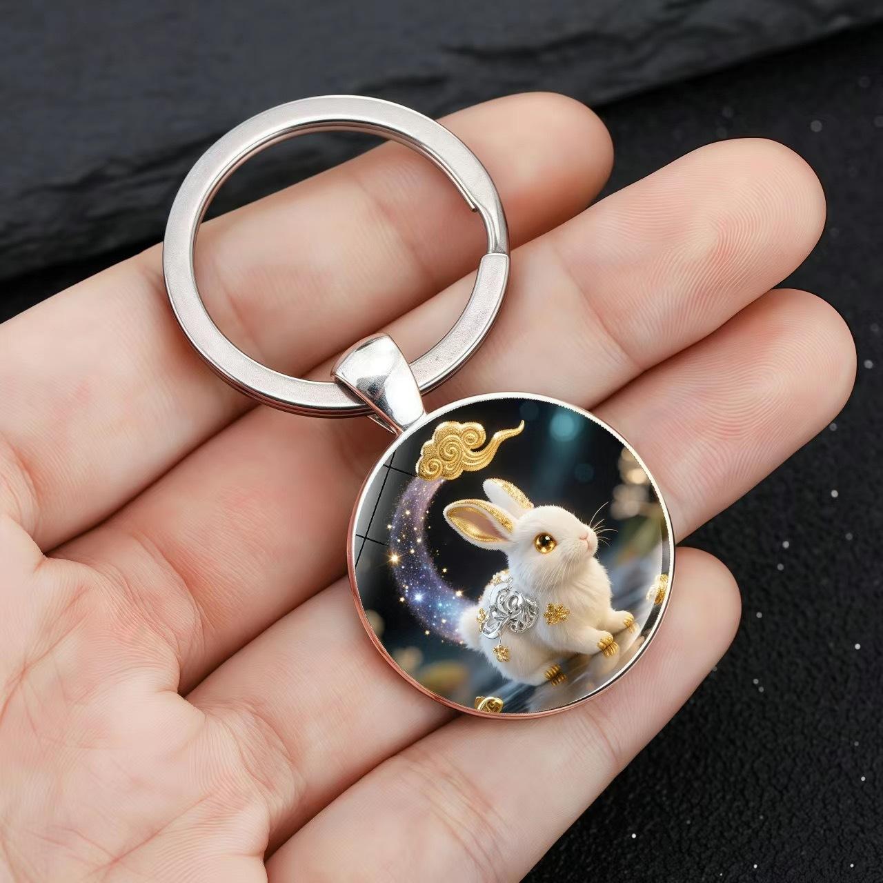 

Stainless Steel Keychain One Size