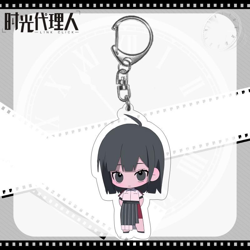 6CM Anime Link Click Shiguang Daili Ren Cosplay Schlüsselanhänger Cheng Xiaoshi Lu Guang Acryl Figur Anhänger Schlüsselanhänger Geschenk für Fans