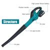3000W 288VF Blowing Dust Cleaner Suction Leaf Blower Collector Sweeper Garden Home Power Tools Cordless Electric Air Blower