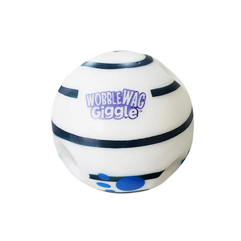 Interactive Dog Toys Ball Fun Giggle Sounds Ball Puppy Chew Toy Wobble Wag Giggle Dog Play Ball Training Sport Dog Toys