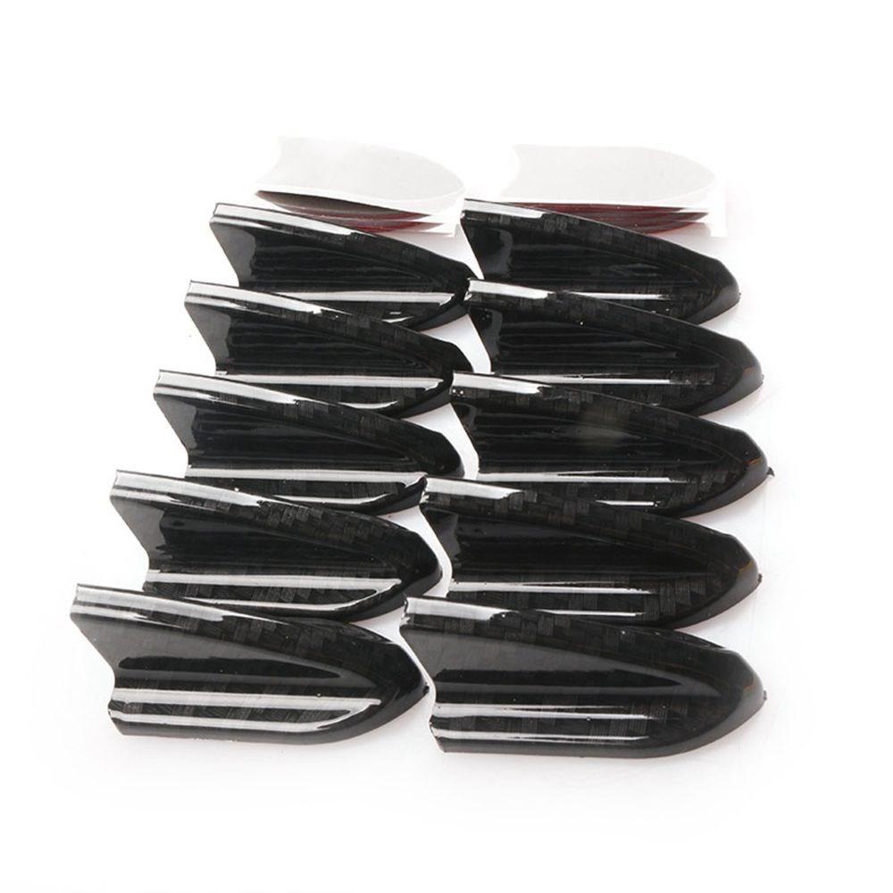 Universal Black Car Supplies Refit Pieces Car Tail Decorate Bumper Shark Fin Black Wind Knife Tail Car Model Accessories