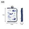 Enjoy your trip Snoopy travel slim wallet with round zipper SPMS-176