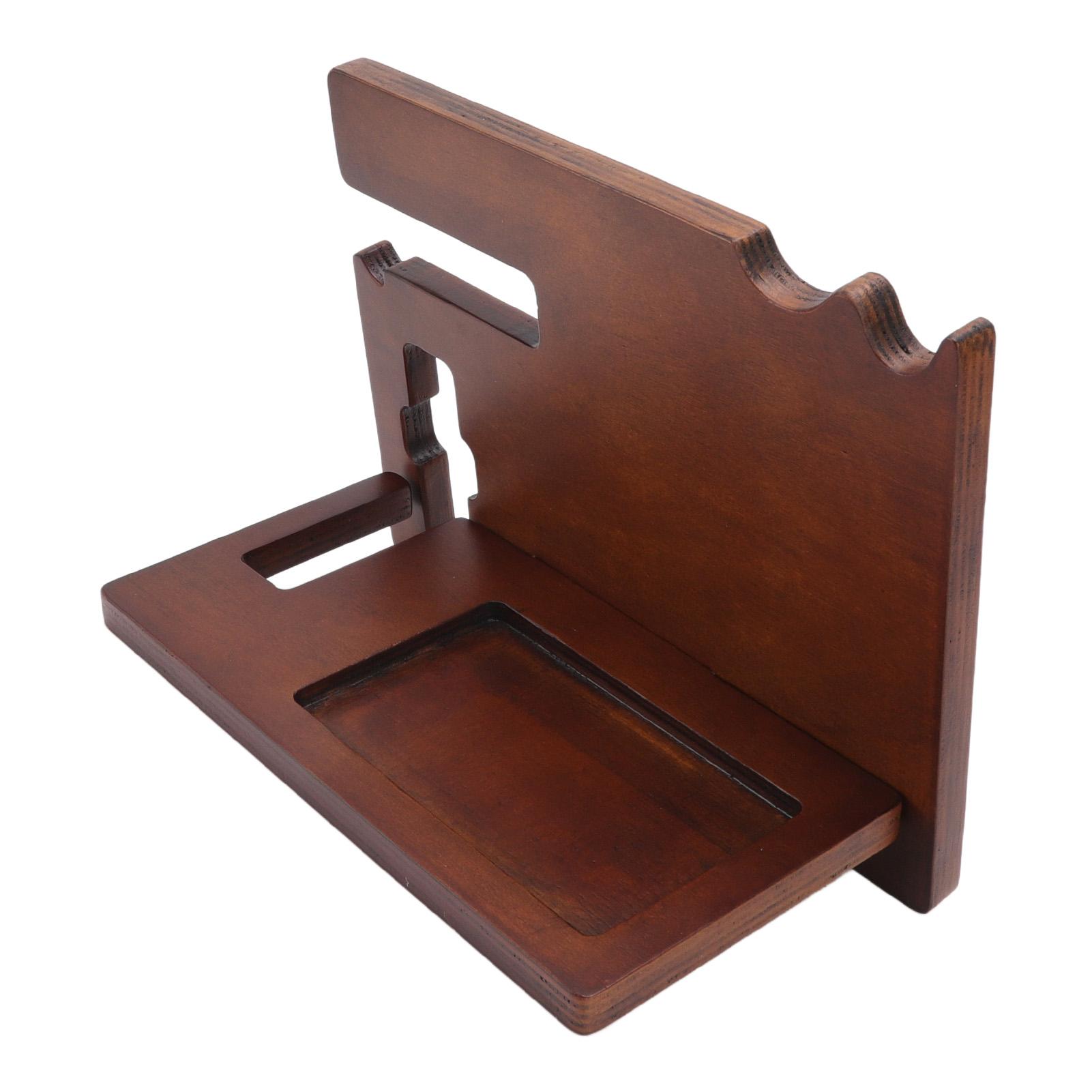 

Wood Docking Station Multifunctional Wood Phone Docking Station Desktop Storage Bracket for Watch Glasses Key Jewelry