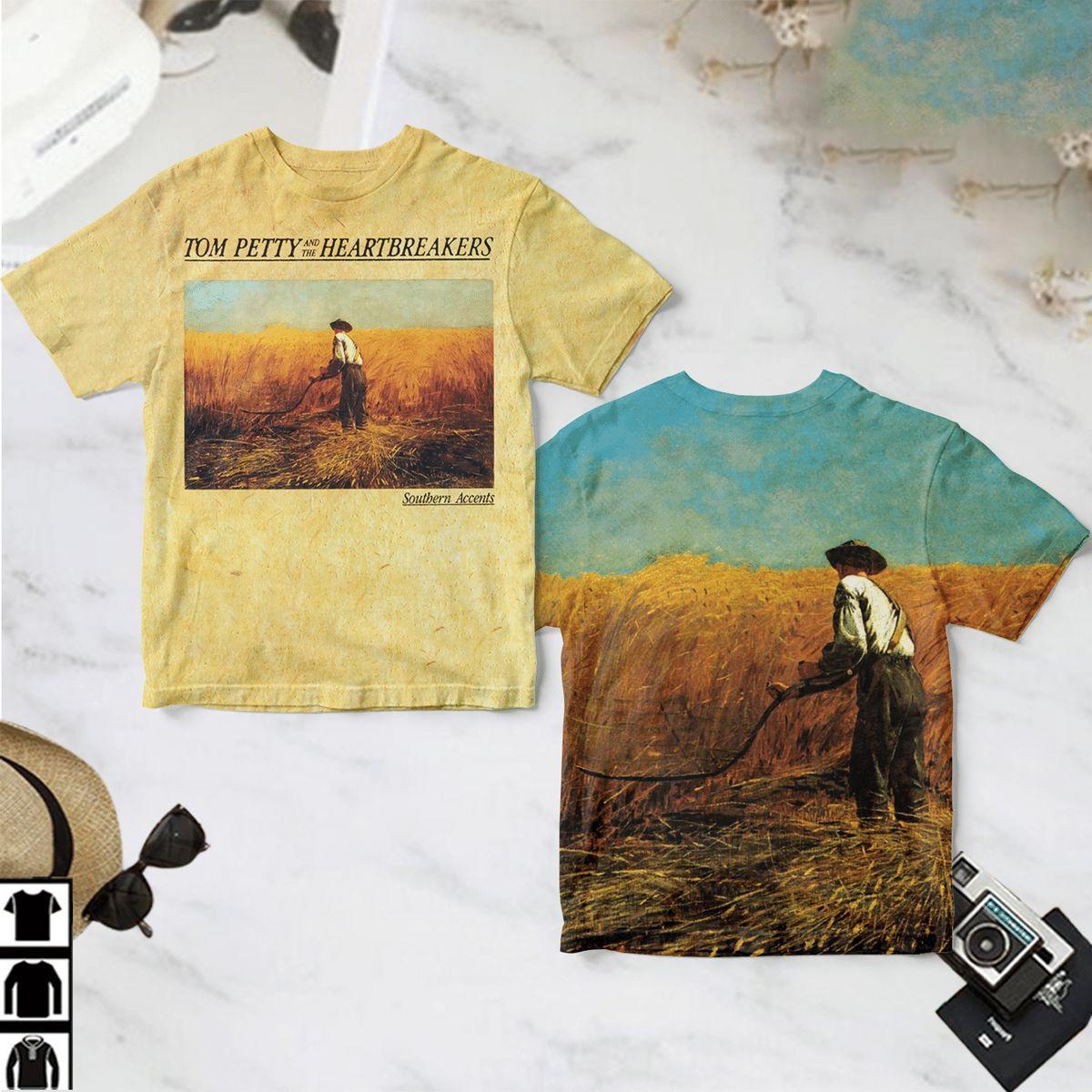 Tom Petty And The Heartbreakers Southern Accents Album Cover Shirt NI355 S