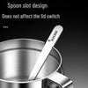 Modern 3-Piece 304 Stainless Steel Seasoning Jar Set with Base