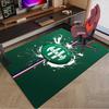 1PC Green Saint-Etienne Football  Rug Game Carpet, Floor Mat for Bedroom Living Room Entryway Rug, Home Decor Idea Gift for Christmas birthday