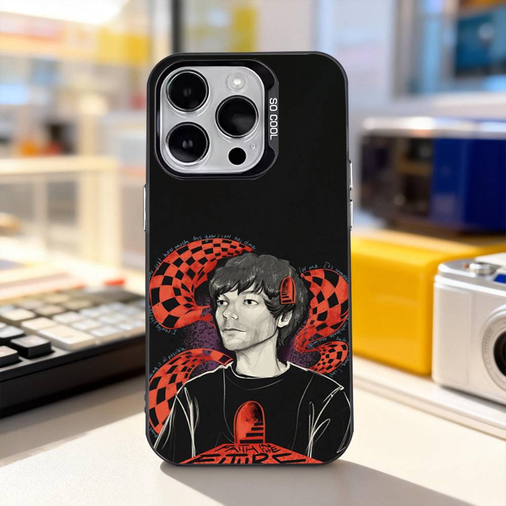 

Louis Faith Future T-Tomlinson Phone Case For iPhone 17,16,15,14,13,12,11,Pro,XS,Max,Plus,Mini,SE4,E IMD Matte Black iPhone17promax
