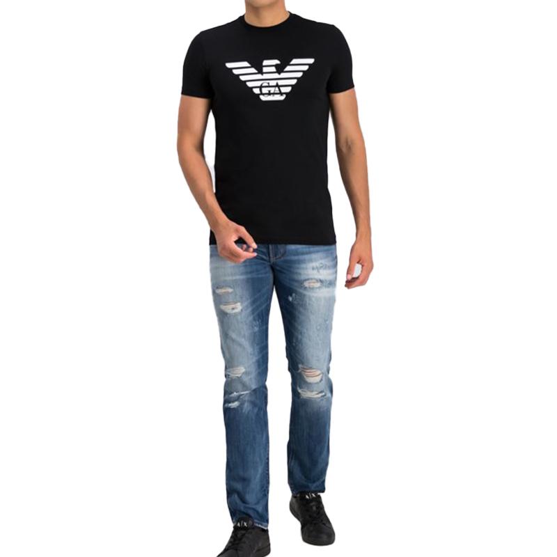 EMPORIO ARMANI T Shirt Men's Black 8N1T99-1JNQZ-0999