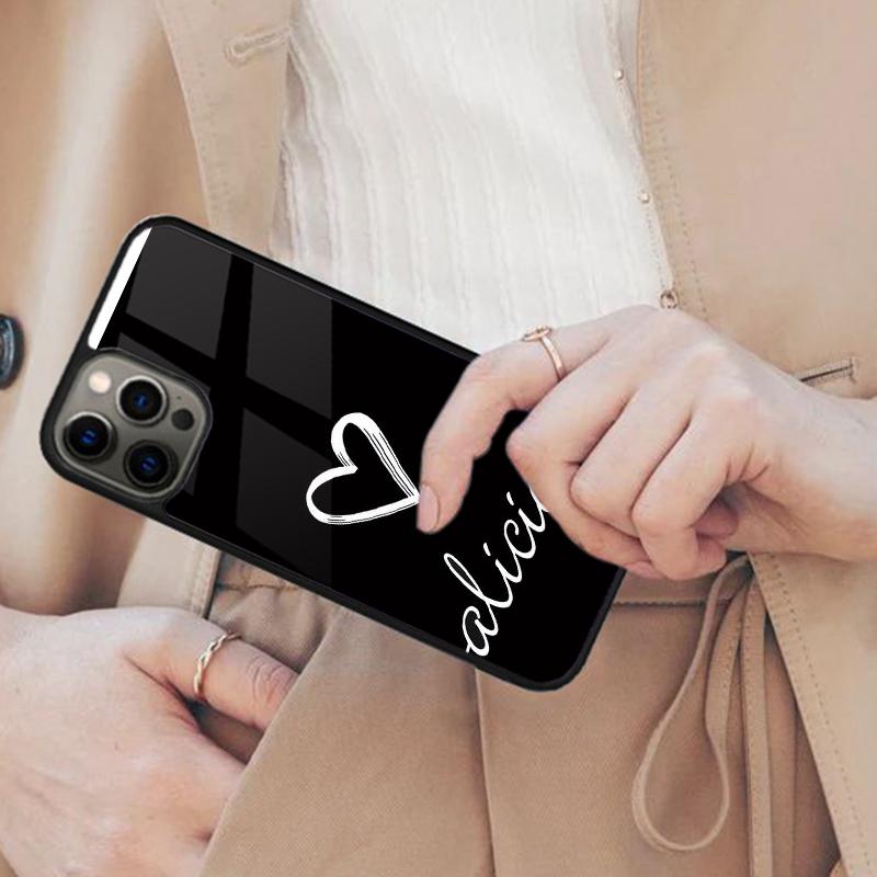 

Personalised Name Initials TPU Magnetic Phone Case For APPLE iPhone 17 Air 16 14 13 12 Pro Max 15 Plus Wireless MagSafe Cover iPhone 14