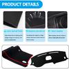 Dash Cover Fit for Hyundai Tucson 2019 2020 2021 Accessories(with Audio Hole) Anti-Skid Center Console Protector Cover Mat Car Dashboard Cover