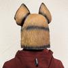 Halloween Horror Mask Party Latex Headgear Animal Roaring Dog Costume Carnival Party Shepherd Dog Prop