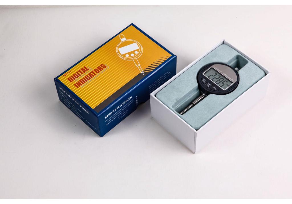 Digital Display Micrometer Indicator with Percentage Gauge, 0.001m Precision