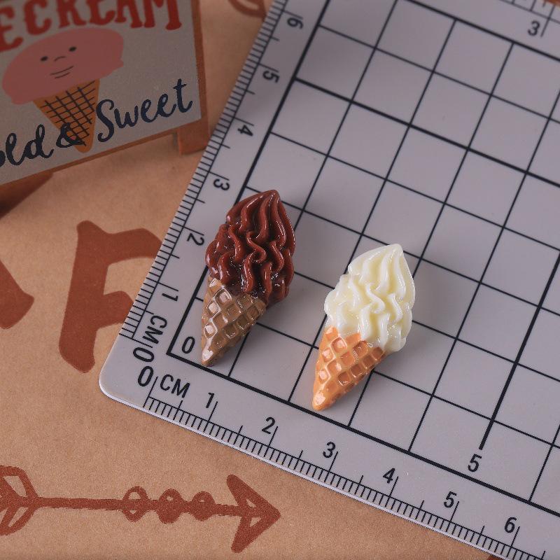 DIY Ice Cream Cone Toy: Cream Glue Hair Clip & Refrigerator Magnet Kit