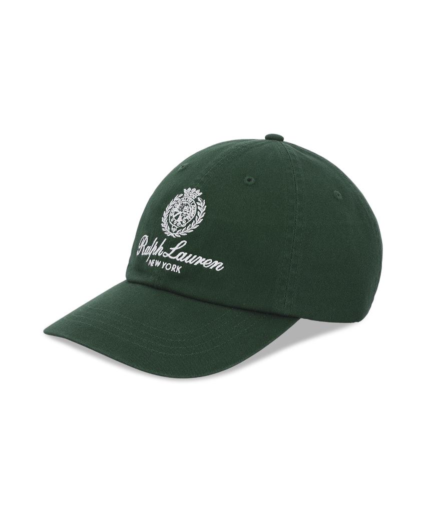 POLO RALPH LAUREN Crest Embroidered Twill Ball Cap - Green
