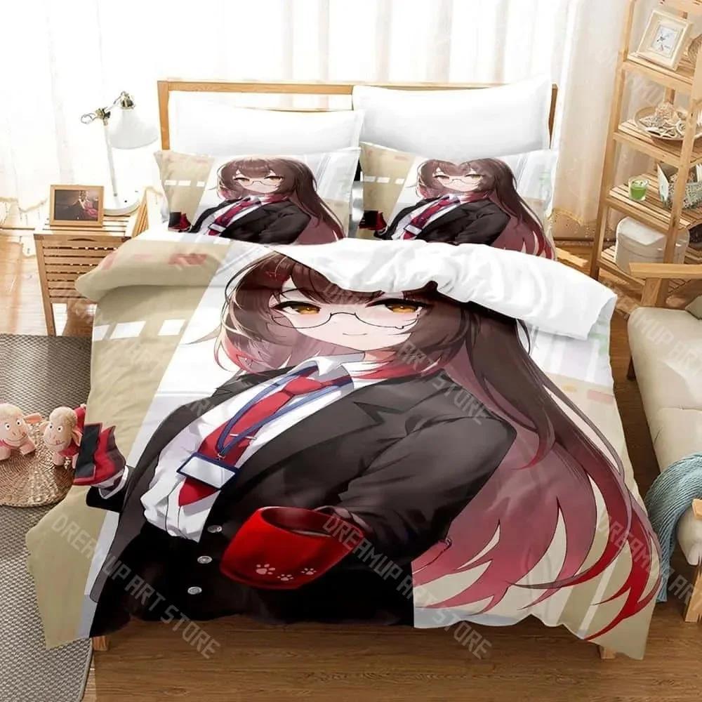 3D Print Roboco-san Bedding Set Single Twin Full Queen King Size Bed Set Adult Kid Bedroom Duvetcover Sets 3d Print Anime Bed