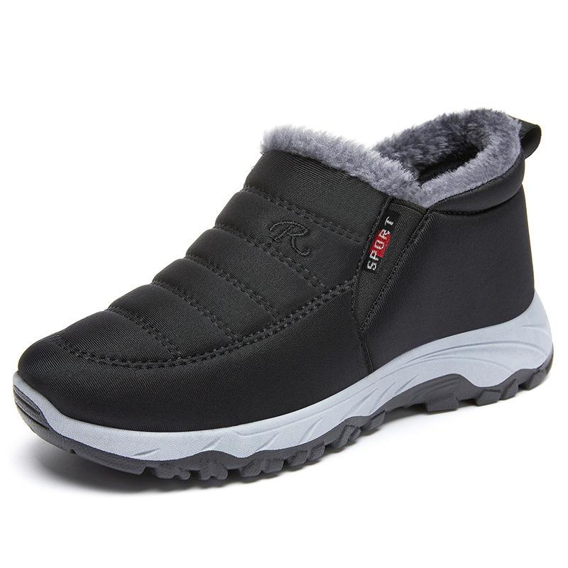 Cotton Shoes, Couple Snow Boots, Men's Ankle Boots, and One Foot of Cold-proof and Warm Cotton Boots