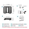 Motorcycle Phone Mount with Sun Shade Heavy Duty Helmet Phone Holder Anti-Drop for Motorbike Off-Road Adventure Trips
