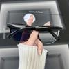 Classic Square Casual Fashion Sunglasses Women Men Vintage Stylish Oval Shaped Minimalist Female Male