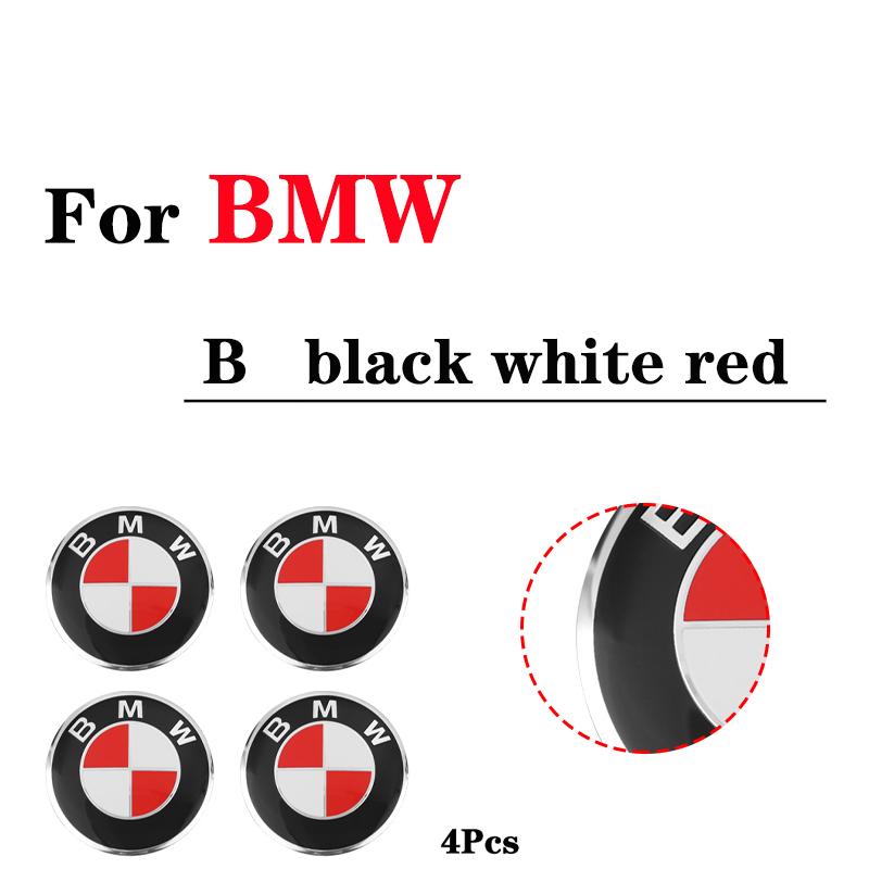 

4Pcs Car Wheel Hub Center Cap Metal Emblem Stickers For BMW Performance E60 E90 E39 E87 E36 E92 E70 E91 X3 X5 X1 X2 X4 X6 X7 E28