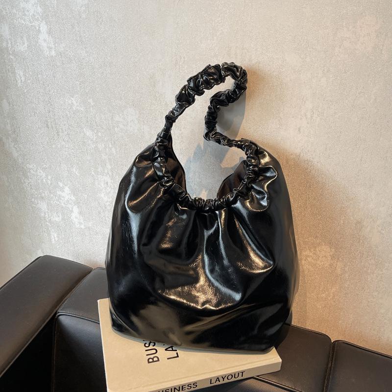 Geantă Tote Portabilă pentru Femei Nouă la Modă Culoare Solidă Capacitate Mare Geantă de Umăr Geantă Versatilă pentru Femei