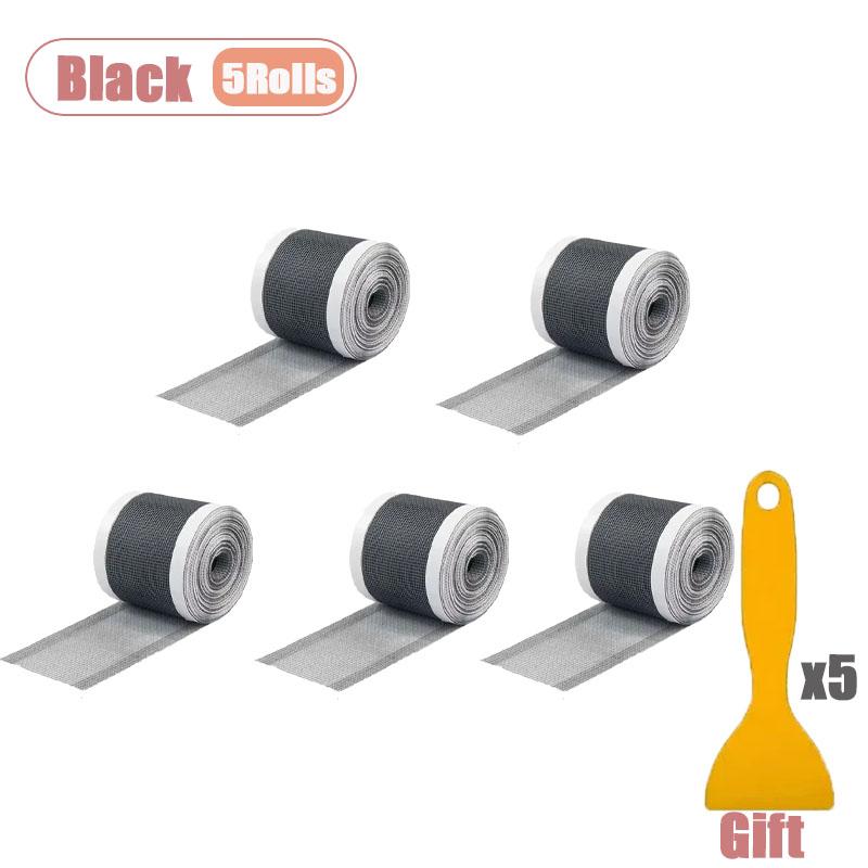 1-20Rolls Self Adhesive Screen Repair Tape Mosquito Net Patch for Window Hole Tear Leak Fixing Sticker DIY Mesh Repair Tool