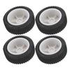 4Pcs RC Car Front Rear Rubber Tires Set Fit for WLtoys 1 12 124019 Remote Control Cars