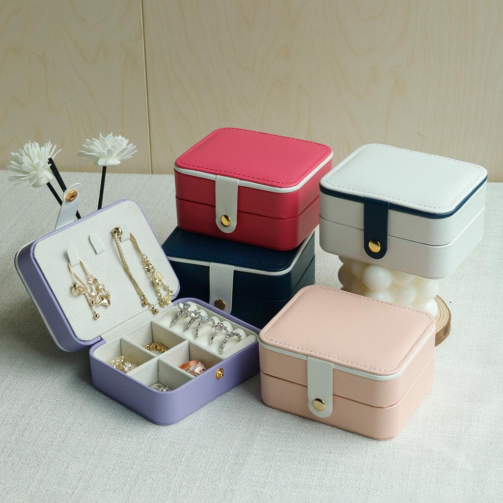 Tragbare Schmuckschatulle Verpackungsbox Make-up-Organizer Für Exquisite Kosmetik Beauty-Etui Behälter Abschlussveranstaltungen Geschenk