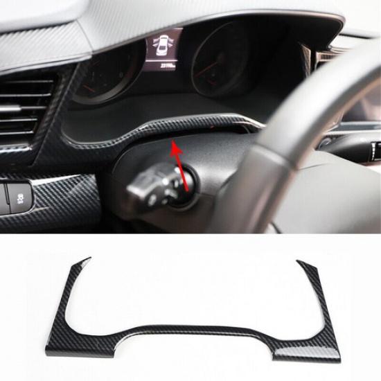 Cover Trim 2017-2020 Fit For Hyundai Elantra Instrument Panel Frame Carbon ABS