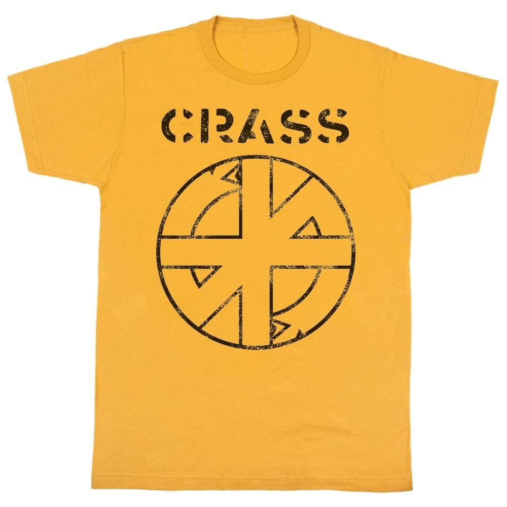 Crass Band Logo Band Stil Shirt Gelb Klassisch Unisex S-5XL ND1478 Unisex T-Shirt