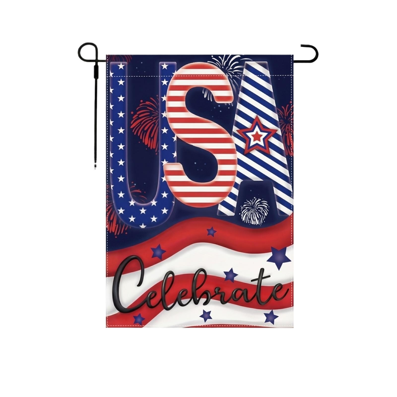 The People 1776-2026 Flag Memorial Day Patriotic 0th Birthday 0 Years United States Indoor Garden Decoration (0 YEARS) One Size