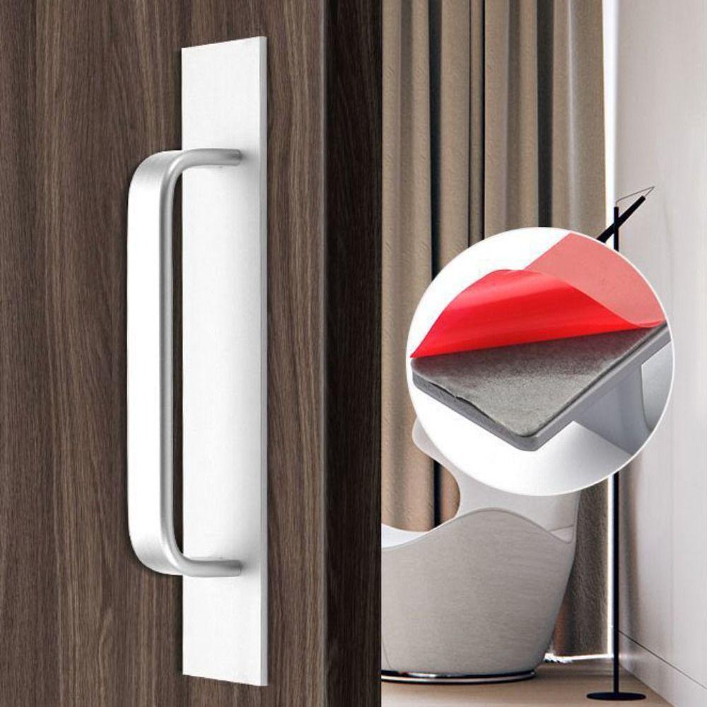 Waterproof Punch-free Door Handle Practical Window Handle Simple Closet Knob  Balcony Gate