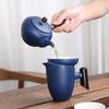 Chaxun Stone Glaze Ceramic Tea Set with Side Handle Pot