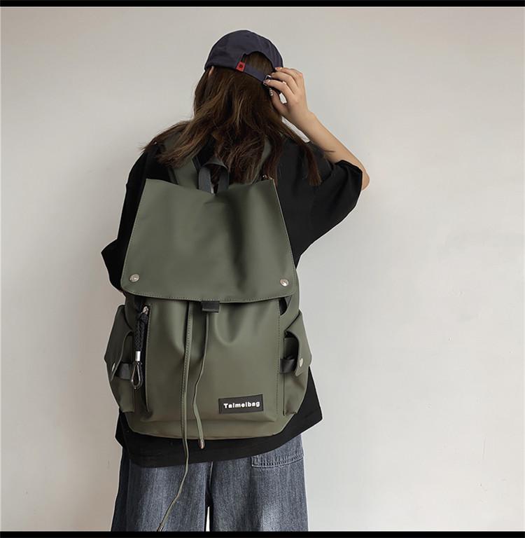 Japanese Style Trendy Large Capacity Schoolbag for Girls, High School Students, and Leisure Travel Backpack for Women and Men